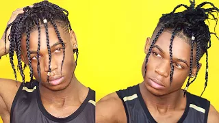 Box Braids Tutorial TRAVIS YACHTY INSPIRED
