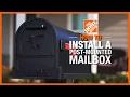 How to Install a Mailbox The Home Depot