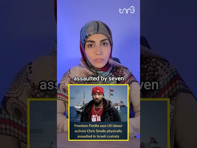 ⁣Chris Smalls was as-saulted by Israeli forces, and the U.S. government said nothing.
