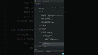 Making Turtle Race Game Using Python Python Ticks Turtle Tricks