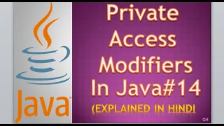 Private Access Modifier in java part-4 What is Private Modifier Explain with Example Hindi
