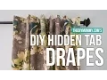 DIY HIDDEN TAB DRAPES 2017 Spring One Room Challenge Week 3
