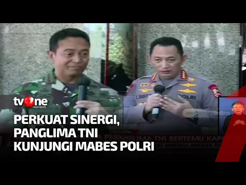 Perkuat Sinergi, Panglima TNI Andika Perkasa Temui Kapolri Listyo Sigit