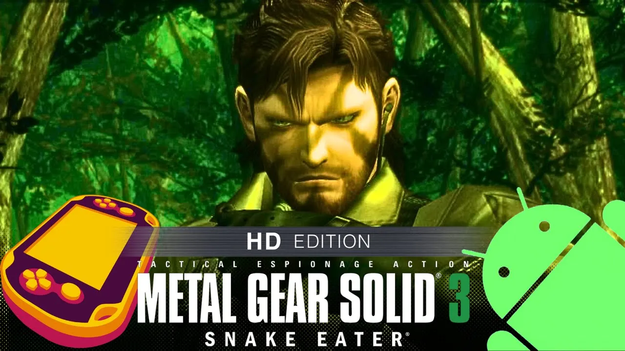 Metal Gear Solid 3 HD Edition Android - Vita3k Android - PSVita Emulator Android 2023