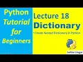 How to Create Nested Dictionary in Python Python Tutorial for Beginners