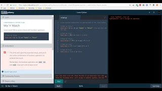 Playing Python Basic Conditionals Control Flow from Codecademy