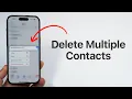Download Lagu How To Delete Multiple iPhone Contacts At Once!!