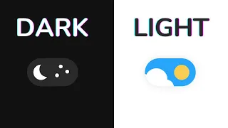 How to Create a Dark Light Mode Toggle with HTML CSS JavaScript Theme Switcher Tutorial