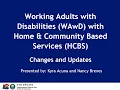 Buy-In Program for Working Adults with Disabilities - Changes and Updates Webinar