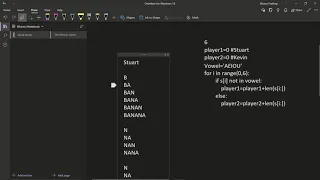 HackerRank Python Problem No9 Sub String The Minion Game
