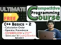 Overflow Precision Errors Calculation Order C Basics - Part 2 CP Course EP 3