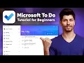 Microsoft To Do for Beginners Complete Guide