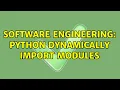 Software Engineering Python dynamically import modules