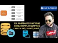 Aggregate Function SQL Server Part - 1 SUM BINARY
