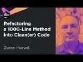 Refactoring a 1000-Line Method into Clean er Code
