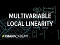 Local linearity for a multivariable function