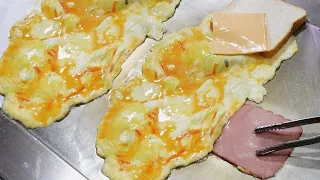 Amazing Korean-style egg toast