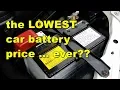 Car battery prices who really has the lowest price