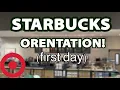 FIRST DAY AS A BARISTA Target Starbucks Orientation