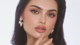 مكياج ناعم مكس وردي ومشمشي ليان ناصر 