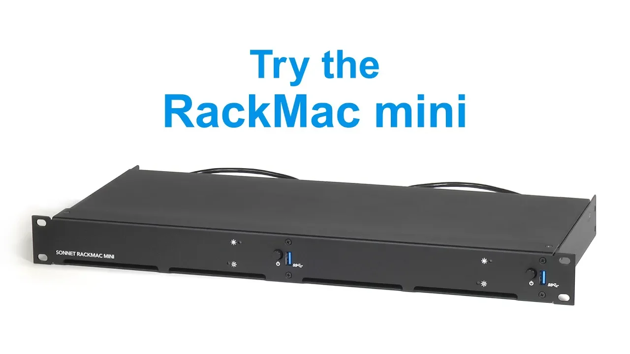 Macデスクトップ SONNET RACKMAC MINI RackMac mini (2018-2023) Enclosure – Sonnet Online Store