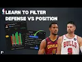 Defense vs Position PropsMadness Tutorials