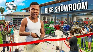 Franklin Open Bike Showroom in GTA5 Telugu