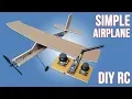 How To Make Simple RC Airplane For Simple Radio Control DIY RC Aiplane Arduino RC