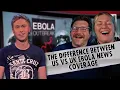 Lagu Americans React to the Difference Between US vs UK Ebola News Coverage | Russell Howard