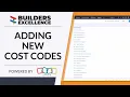 Managing Construction Cost Codes