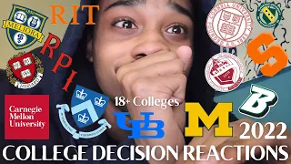 WAITLISTED FROM EVERY IVY College Decision Reactions 2022 Ivies CMU UMich