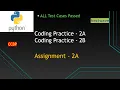 Python Coding Questions All test Cases Passed Nextwave