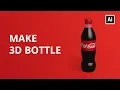How to Make a 3D Bottle Coca Cola Adobe Illustrator