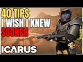 40 Icarus Tips I Wish I Knew Sooner Base Tips Resource Tips Info The Game Doesn t Tell You