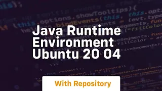 java runtime environment ubuntu 20 04