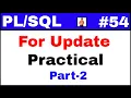 Tutorial Practical for Important Concept For Update Clause TechShooterIN