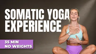 35 MIN SOMATIC YOGA EXPERIENCE | SLOW DOWN | RELEASE STRESS & RECONNECT WITH YOURSELF