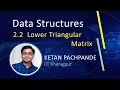 Data Structures - 2 2 Lower Triangular Matrix