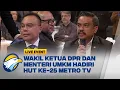 Simfoni Perdamaian - Sufmi Dasco \u0026 Maman Abdurrahman Beri Apresiasi di HUT ke-25 Metro TV