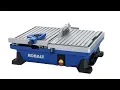 Kobalt 7-in 1 Wet Tabletop Sliding Table Tile Saw