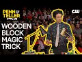 Download Lagu Magician Fools Penn \u0026 Teller with Wooden Blocks Magic Trick | Penn \u0026 Teller: Fool Us | The CW