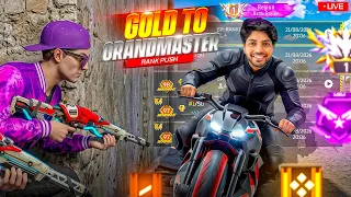 🔴 FREE FIRE LIVE 🔥Gold To Grandmaster Push Season 53- Rank Pushing ❤️ #freefire #romeogamer #shorts
