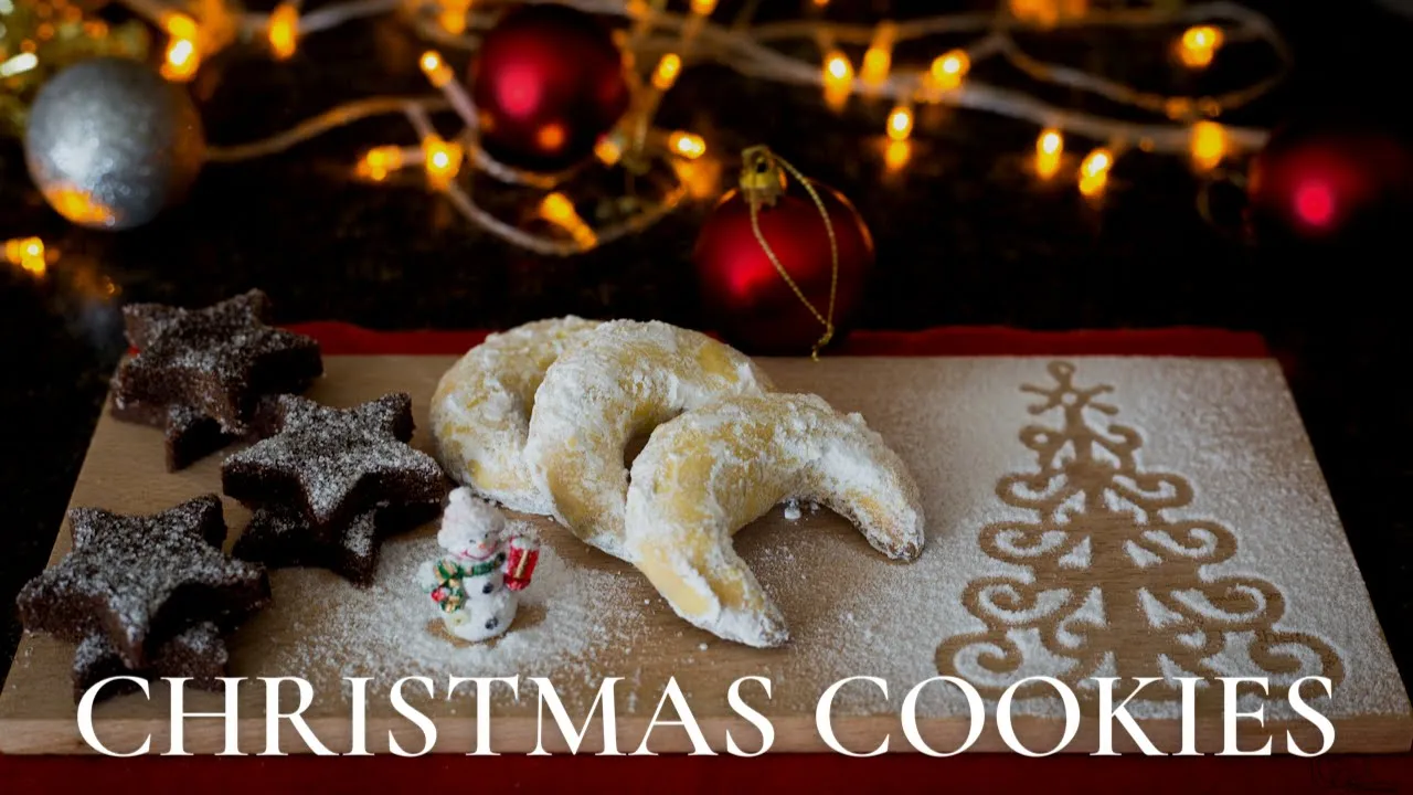 Vanillekipferl (German Vanilla Crescent Cookies) are traditional German Christmas Cookies made with . 