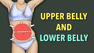 Lose Upper Belly and Lower Belly Fat with 3 Sets of 10 Targeted Exercises