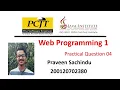 Web Programming Question 04 discussion