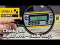 How to Check the Accuracy of Your STABILA Electronic Level
