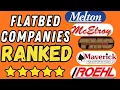 Ranking Trucking Companies For New Drivers Flatbed Edition Maverick TMC Roehl and More