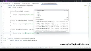 Core Java OOPS Part - 07 Constructor in Java Constructor Overloading