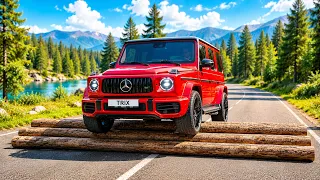 Cars vs Logs on the Road Challenge in BeamNG Drive!