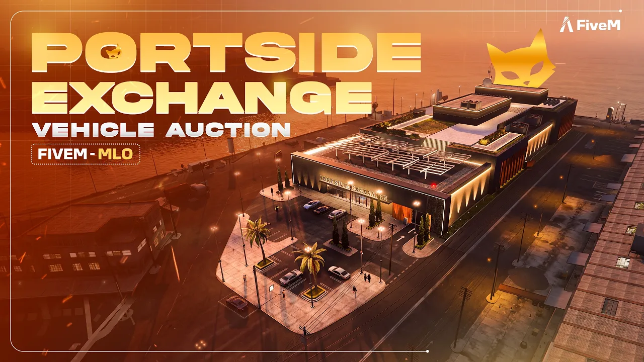 Portside Auction | FiveM Vehicle Auction MLO + Auction System